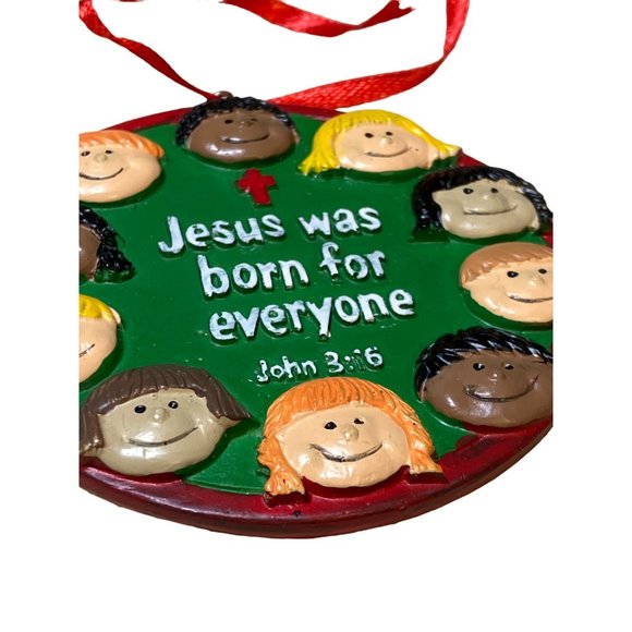 Jesus was born for everyone Christmas Ornament - Picture 3 of 9